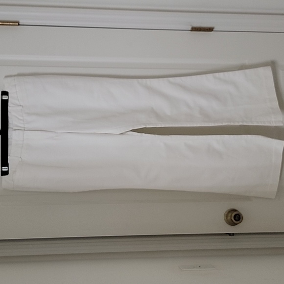 Worthington Size 12 White Slightly Flared Leg Trousers, Gently Used Condition - Picture 1 of 14